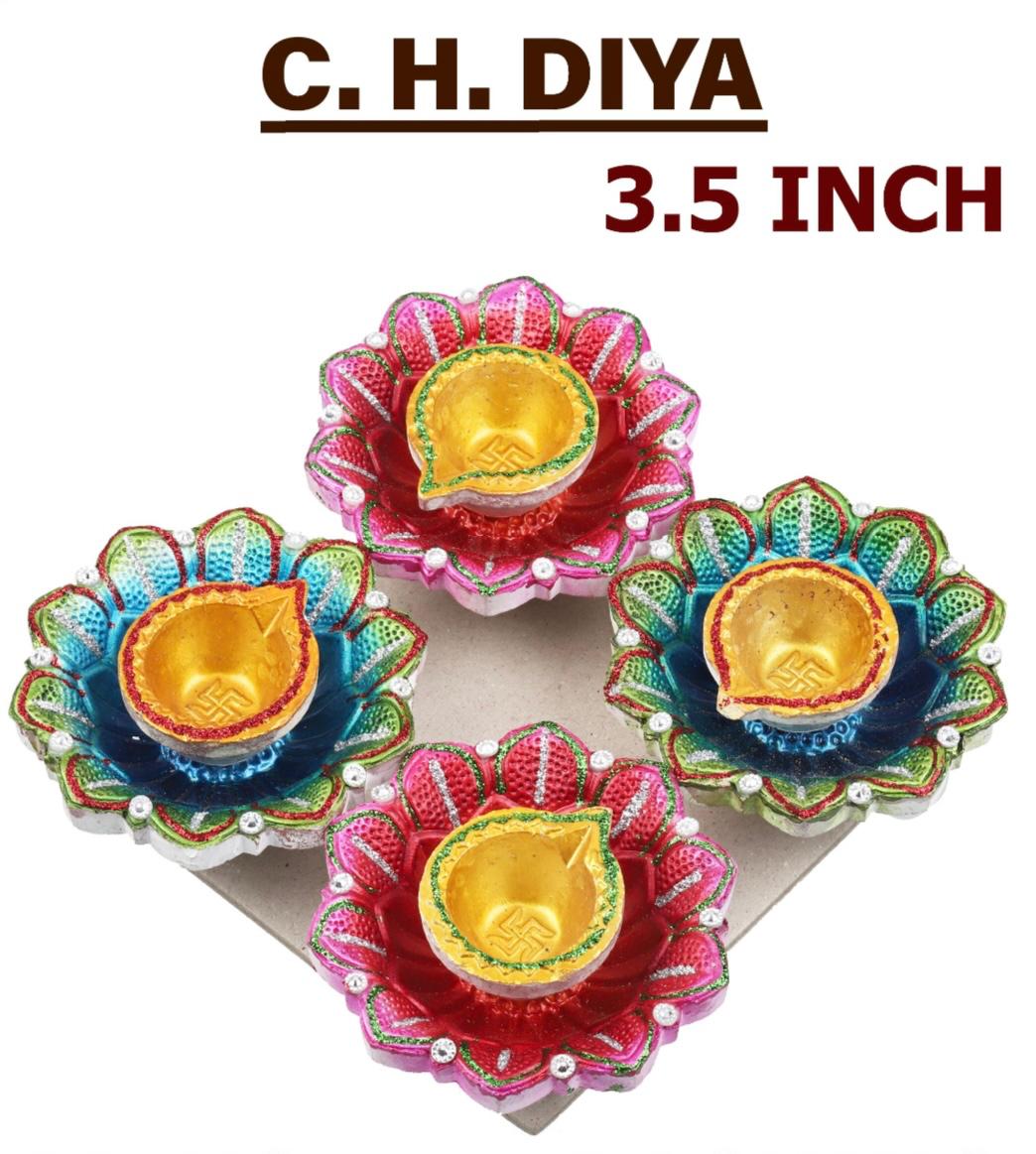 Diwali Diya CH-Assorted Colour with out wax