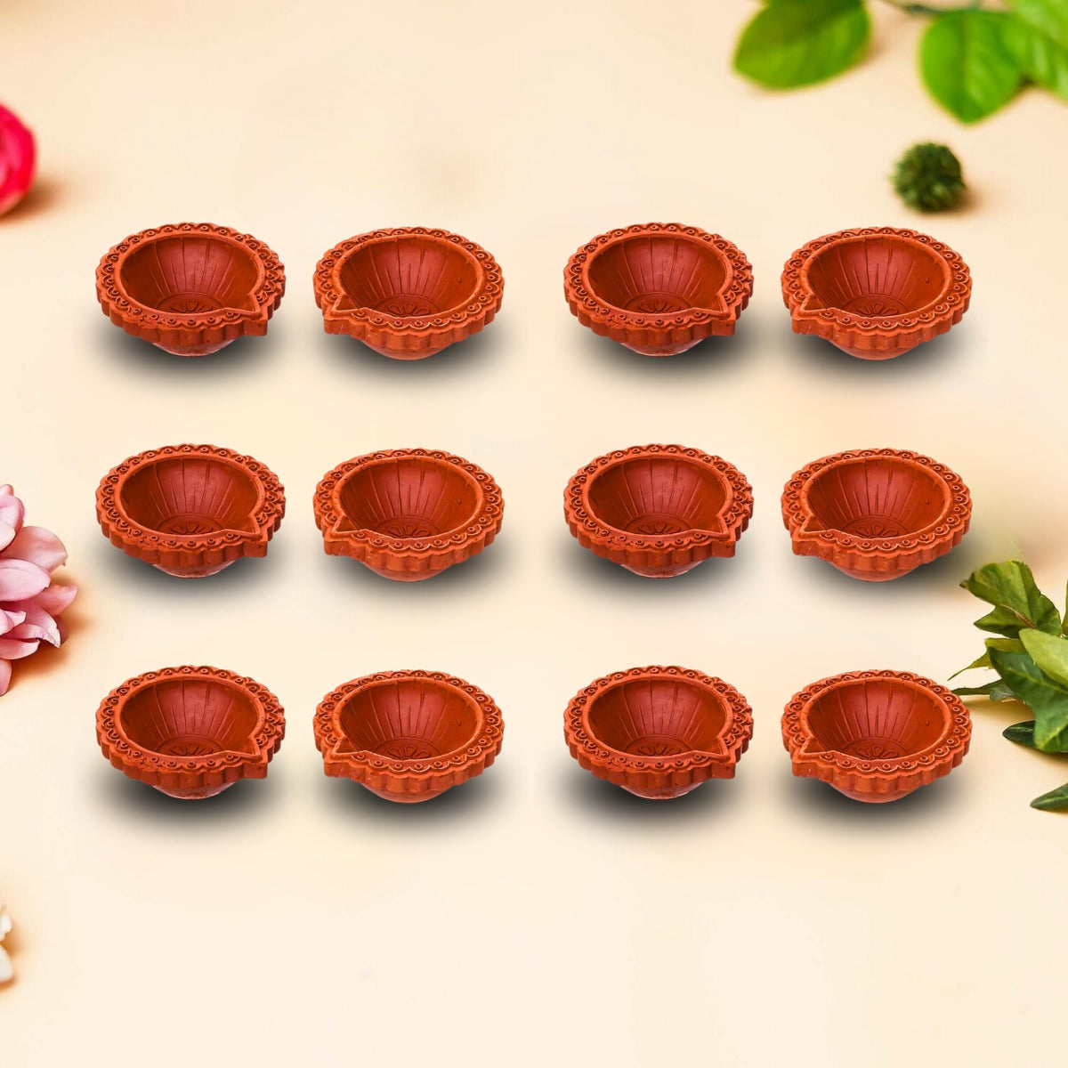दिवाळी सदा दिया साधा कोडिया 2.5 इंच एस