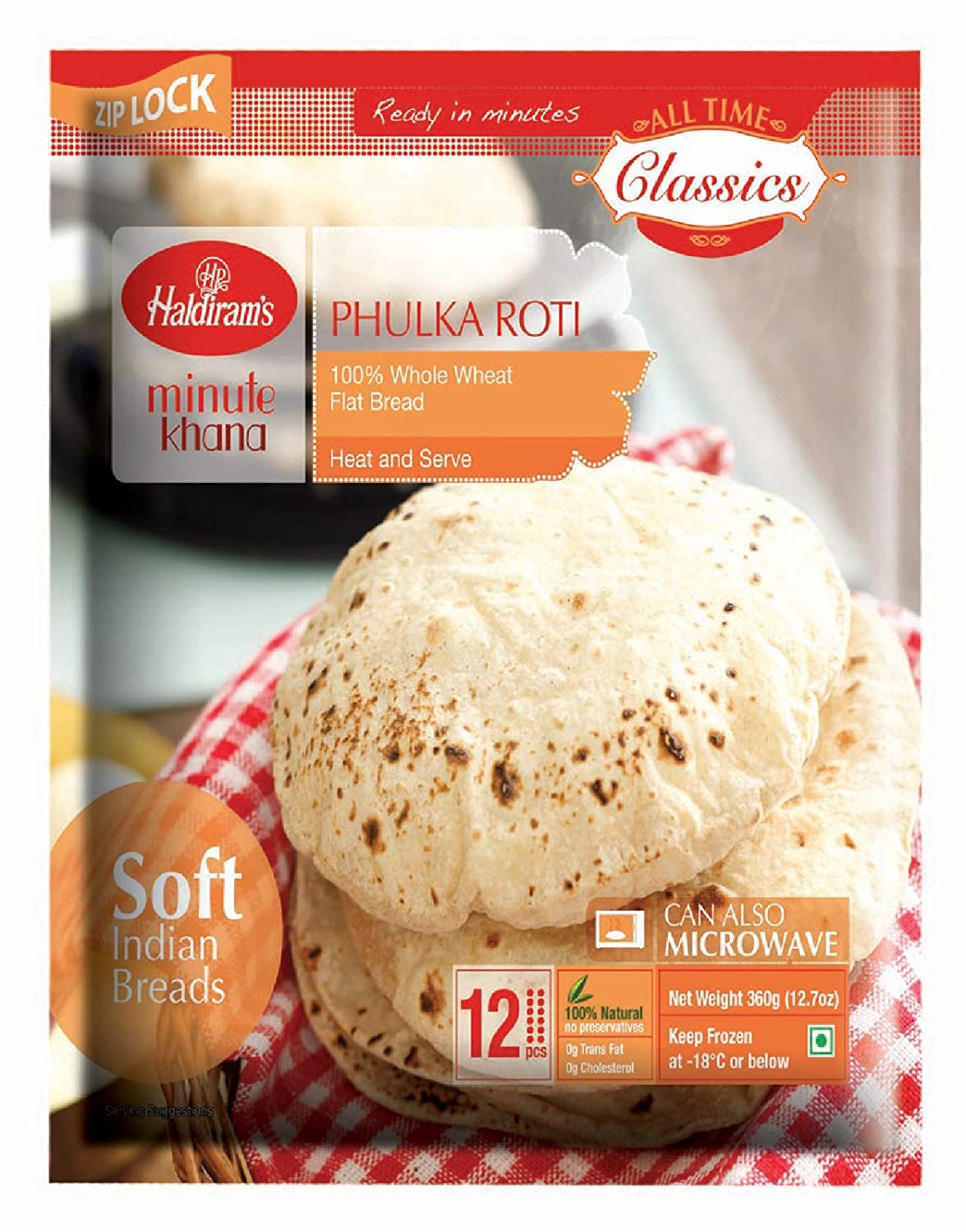 Frozen Haldiram Phulka Roti – StarBazaar Japan