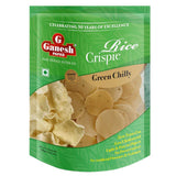 Ganesh Rice Crispy Green Chilli Papad 150 g