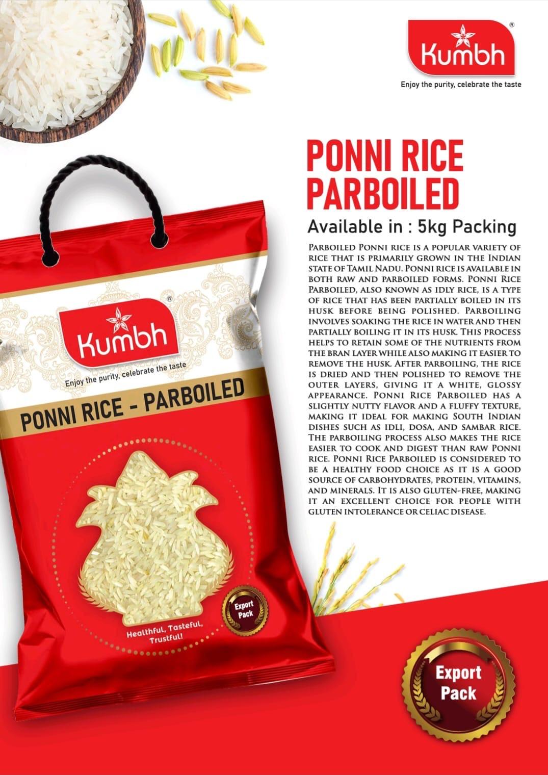 Kumbh Ponni Parboiled Rice
