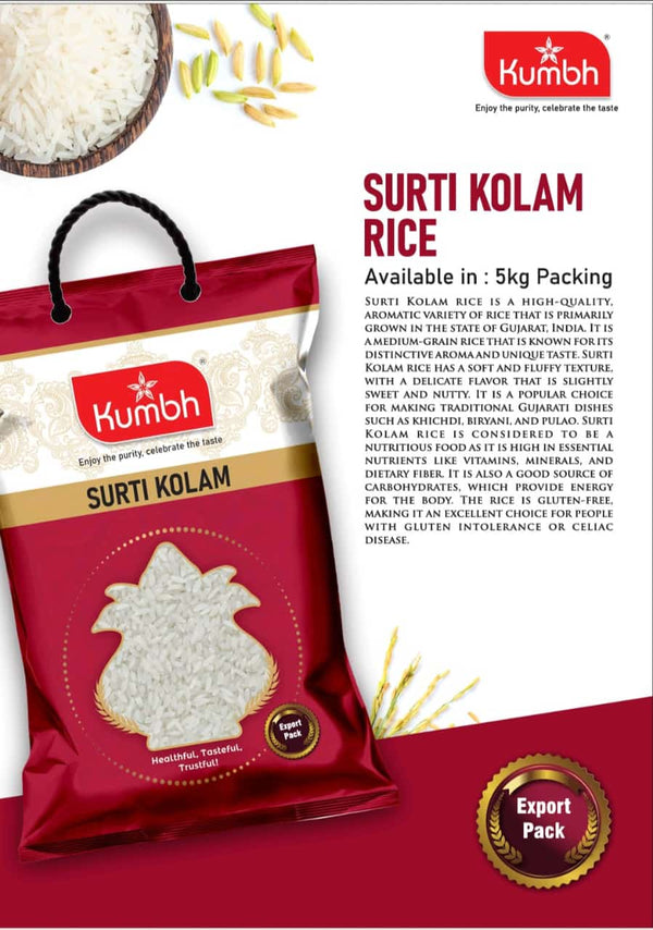 Kumbh Surti Kolam Rice 5 kg