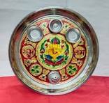 Pooja Thali Ganesh Shubh Labh Variety Design Available