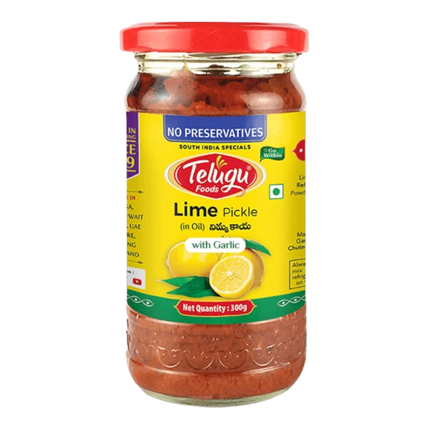 Swetha Telugu Foods Lime In Oil Pickle (With Garlic)