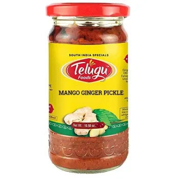 Swetha Telugu Foods Mango Ginger Pickle (With Garlic)