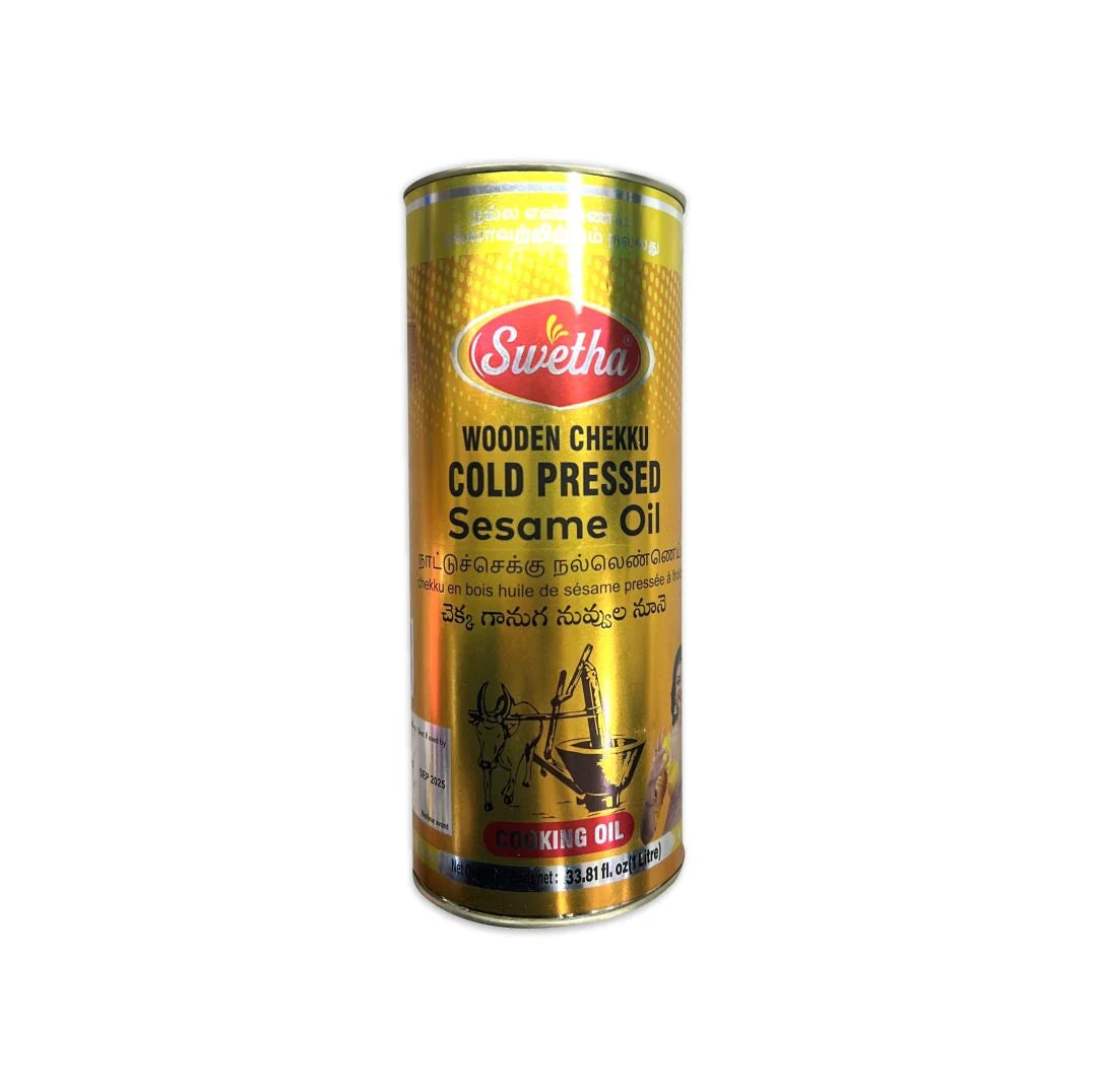 Swetha Telugu Foods Wooden Chekku Cold Pressed Sesame Oil