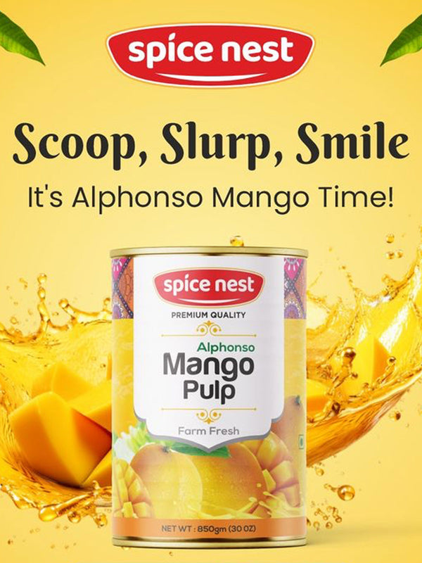 Spice Nest Alphonso Mango Pulp - 850g