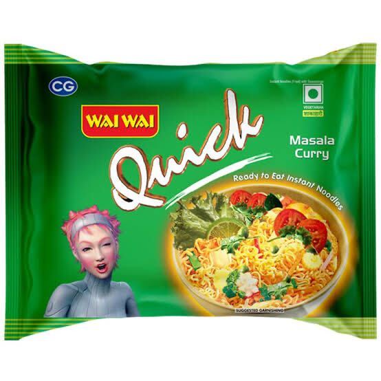 Wai Wai Masala Curry Flavor Noodles