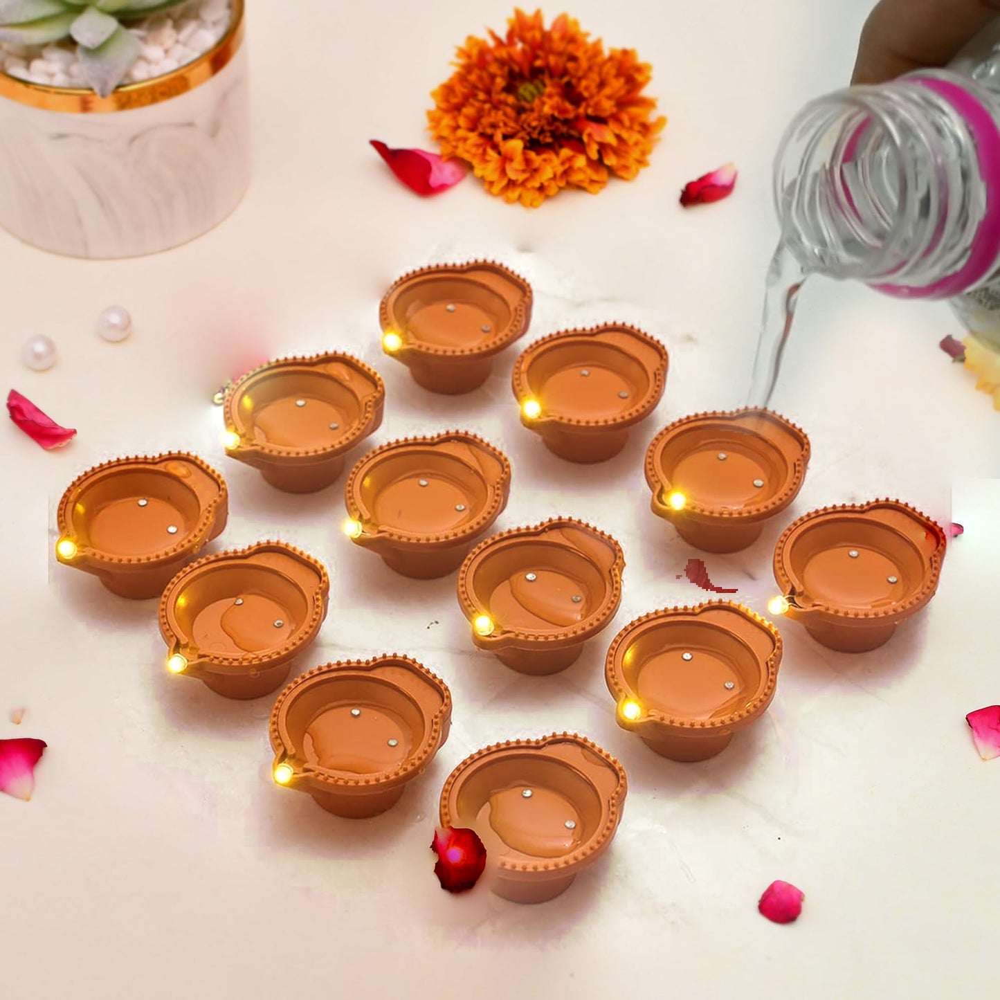 Water Led Sensor Diya in 1